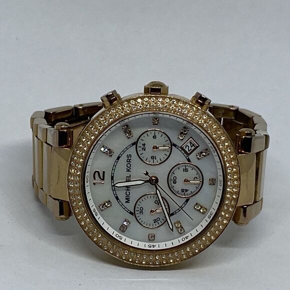 Michael Kors Parker MK5491 Women's Stainless Steel Analog Dial Quartz Watch VK18 - Picture 7 of 12